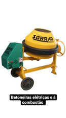 Betoneira Elétrica e Gasolina